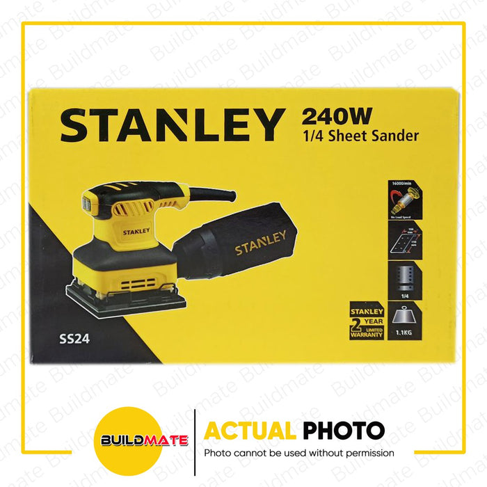 STANLEY Wood Sheet Sander 240W 1/4 SS24-B1 •BUILDMATE• SPT