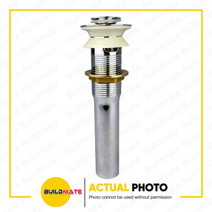WATERHOUSE by POWERHOUSE P.O Plug with Chrome Plated Brass Pop-Up Cover 1-1/4" x  8" •BUILDMATE•