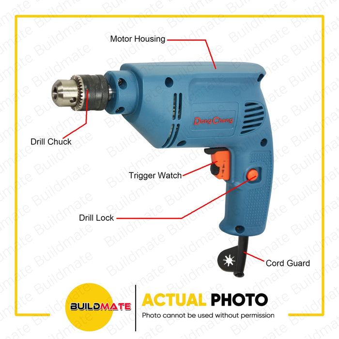 DONG CHENG Electric Drill 300W DJZ10A •BUILDMATE•