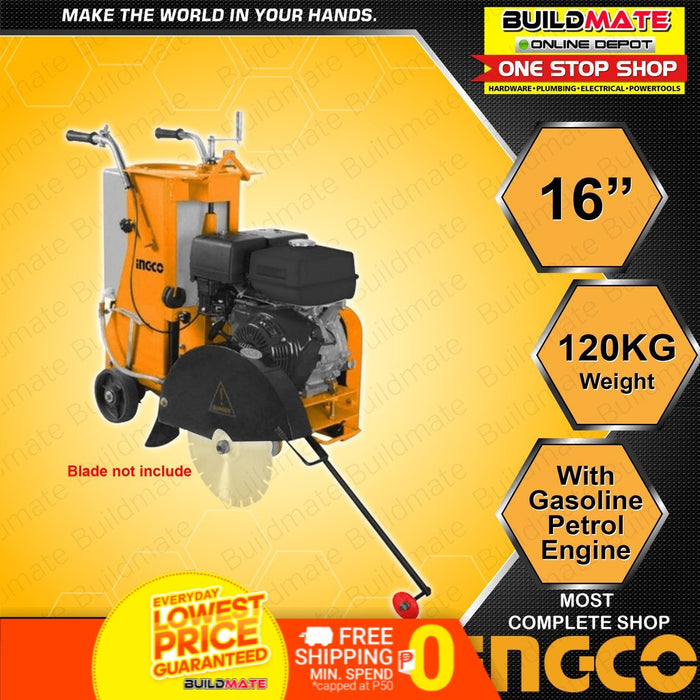 INGCO Gasoline Floor Saw 35L 9.6Kw GSF16-2 •BUILDMATE• IPT