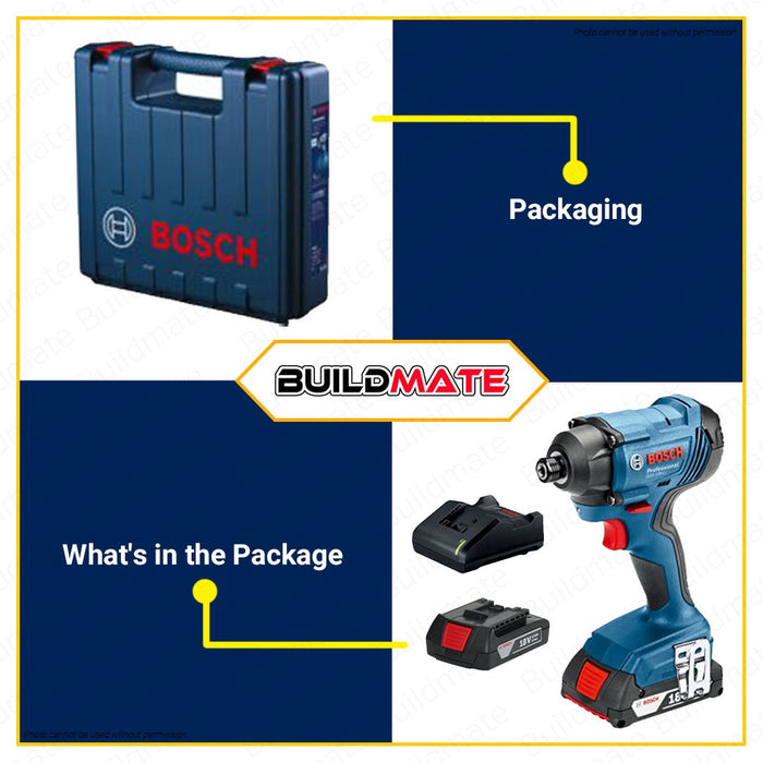 BOSCH Professional Impact Driver /Drill /Wrench 18V GDR 180-LI 06019G51K0 AUTHENTIC •BUILDMATE• BLC