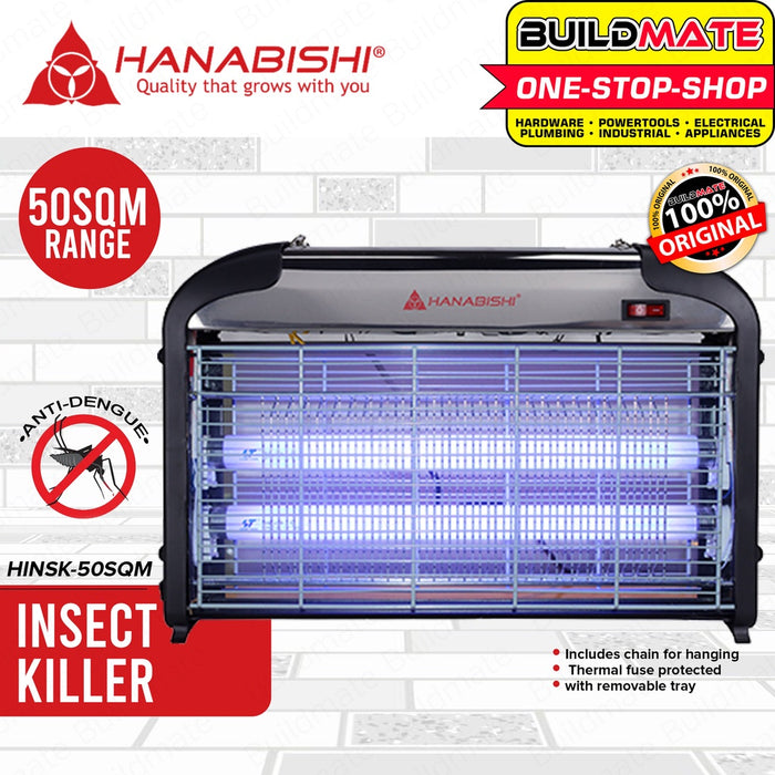 HANABISHI Original LED Mosquito Killer Lamp Home Wall Mounted and Outdoor HINSK-50SQM •BUILDMATE•