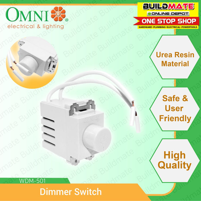 OMNI Dimmer Switch 250V~500W WDM501 •BUILDMATE•