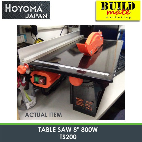 Hoyoma MINI Table Saw 8" 800W TS200 •BUILDMATE• HYMPT
