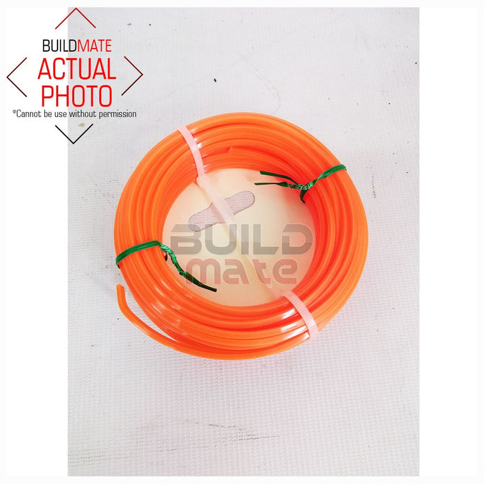 TATARA Square Nylon Trimmer Line 2.4mm x 15m BCB-NL •BUILDMATE•