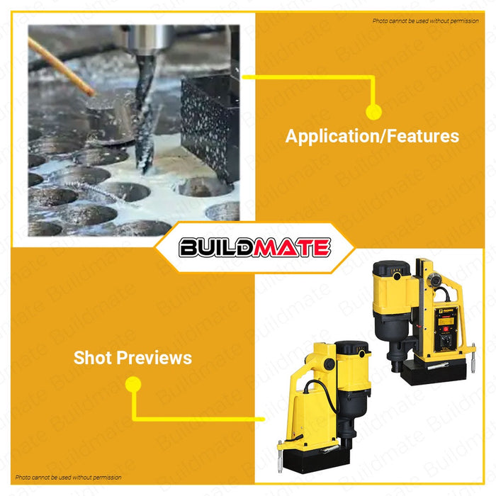 POWERHOUSE USA Magnetic Core Drill 32mm 1600W 100% Copper Portable Heavy Duty Drill PH-MD32MM PHPT