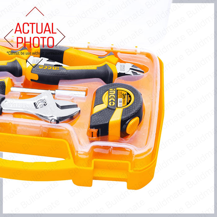 INGCO Hand Tools Set 25pcs with Plastic Hard Case HKTH10258 •BUILDMATE• IHT