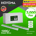 HOYOMA U Staples for Stapler 8mm 3000pcs 6mm 8mm 10mm 13mm SOLD PER BOX •BUILDMATE•