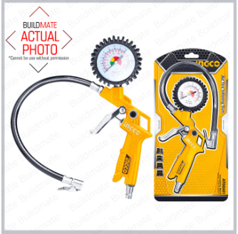 INGCO Tire Inflating Air Gun Tire Inflator Pneumatic Air Pressure Comp ...
