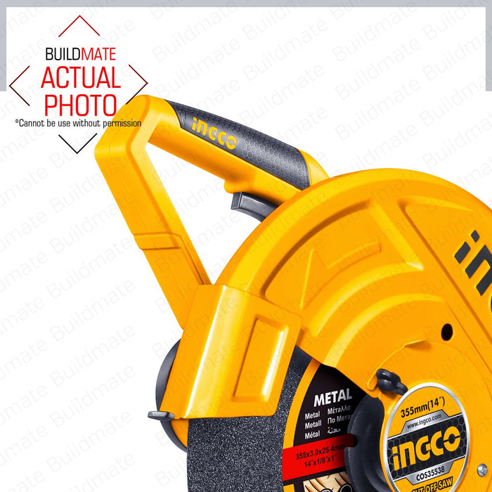 INGCO Original Cut Off Saw Cutting Machine Metal Heavy Duty 2350W COS35538 •BUILDMATE• IPT