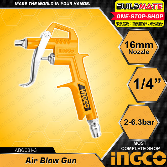 INGCO Air Blow Gun For Hose 16mm | 80mm Air Duster Blowing Gun Air Blower Compressor •BUILDMATE• IHT