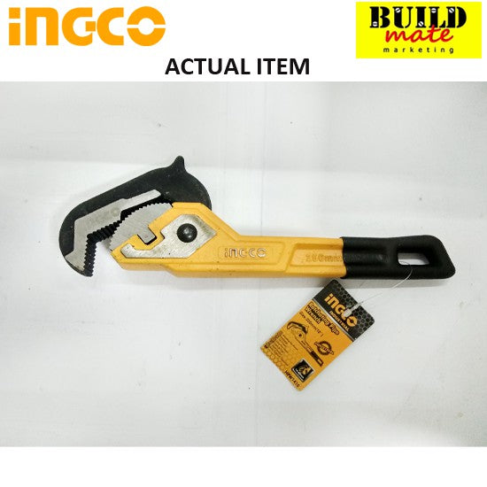 INGCO Ratcheting Pipe Wrench Carbon Steel •BUILDMATE• IHT