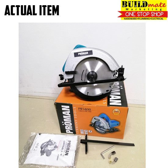 PROMAN Circular Saw 900W PR5800 +FREERUBBERGLOVES •BUILDMATE•