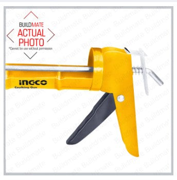 BUILDMATE Ingco 9" Inch Caulking Gun 230mm - 235mm Silicon Sealant Caulk Gun HCG0309 / HCG1809 - IHT
