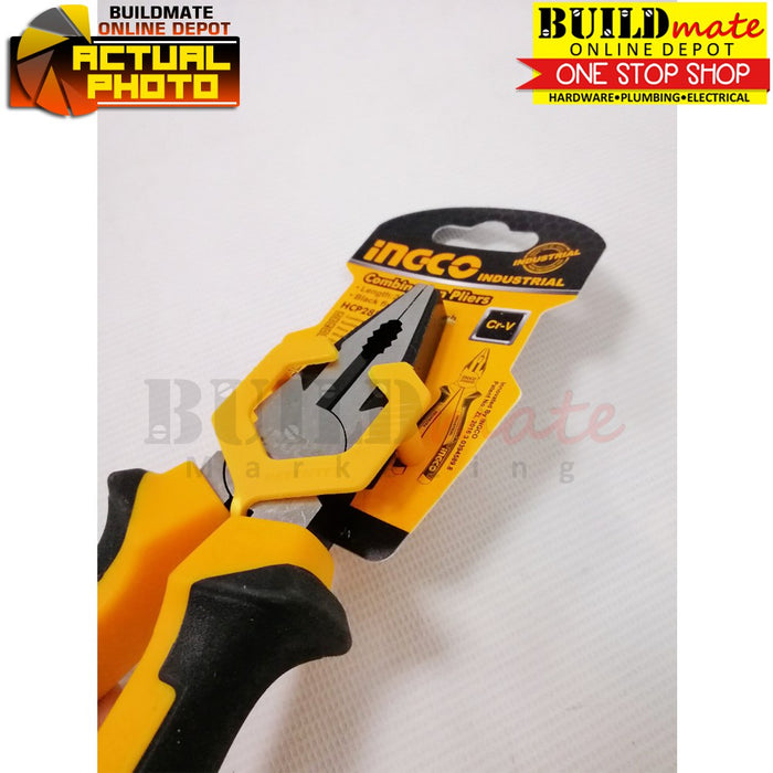 INGCO Combination Pliers 8" CR-V HCP28208 •BUILDMATE• IHT