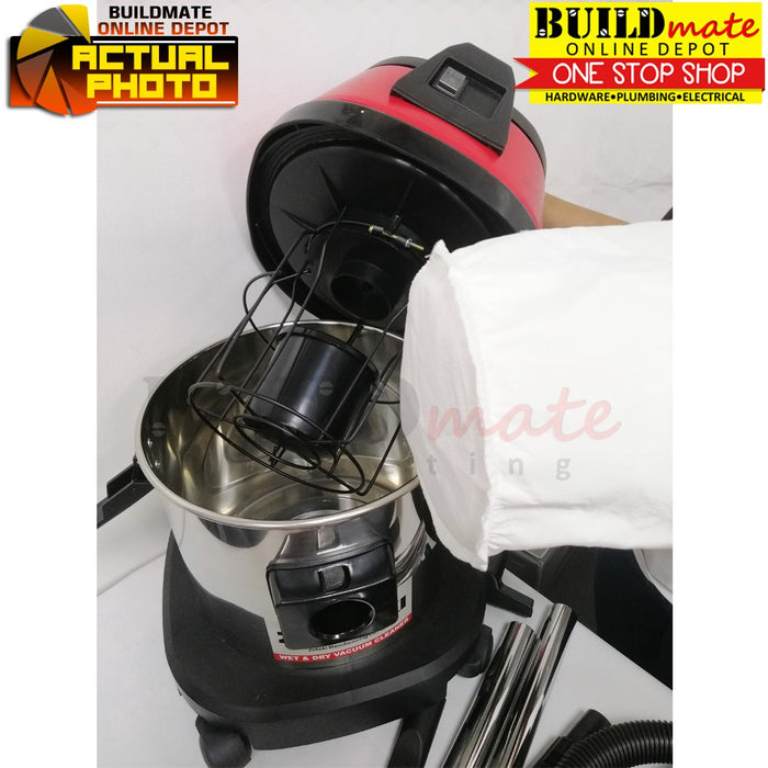 ZEKOKI WET & DRY Vacuum Cleaner 15L 1000W ZKK-1500VC •100% ORIGINAL•