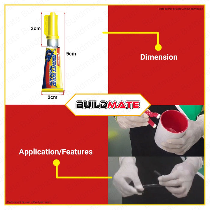 PIONEER Mighty Bond 3G Instant Glue Flag Type | Flag Type Strip [SOLD PER PIECE] 1MB41169 | FGT00434