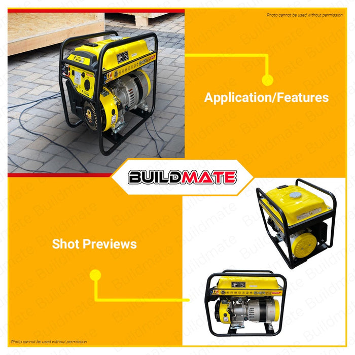 POWERHOUSE ENERGIE SERIES GASOLINE GENERATOR RECOIL START POWER 1.8 KW KVA PH-ENERGIE-4500-GAS PHI