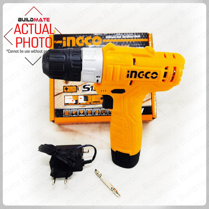 INGCO | HOYOMA Lithium Ion Cordless Drill 12V CD12V-2 | CDLI1241 •BUILDMATE• ICPT