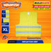 WADFOW Reflection Vest Orange | Yellow [SOLD PER PIECE] 5cm XL Safety Vest Polyester •BUILDMATE WHT