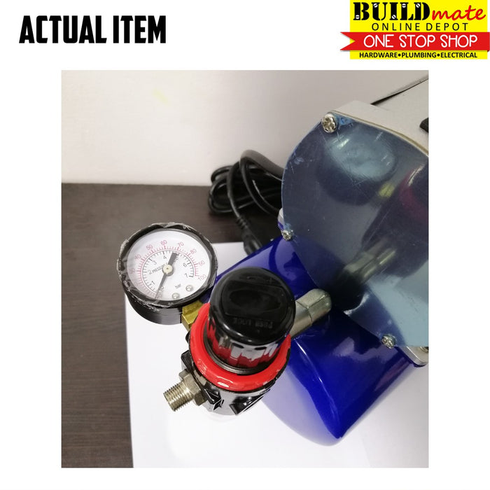 Fujima Air Brush MINI COMPRESSOR 1/6HP F-AS168 •BUILDMATE•