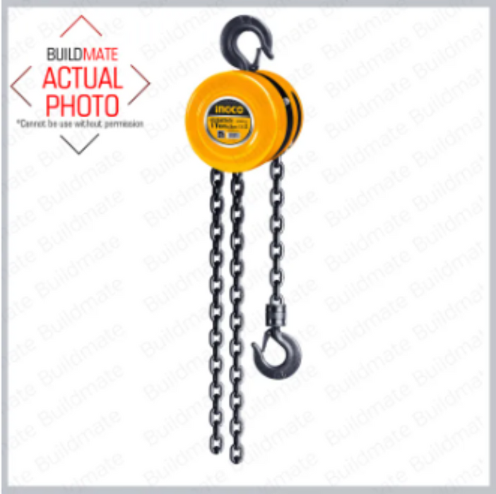 INGCO Chain Block 2 Tons HCBK0102 •BUILDMATE• IHT