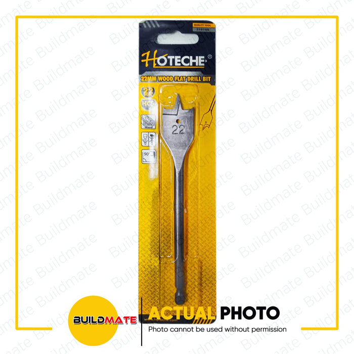HOTECHE Wood Flat Drill Bit 22m 510109 •BUILDMATE•