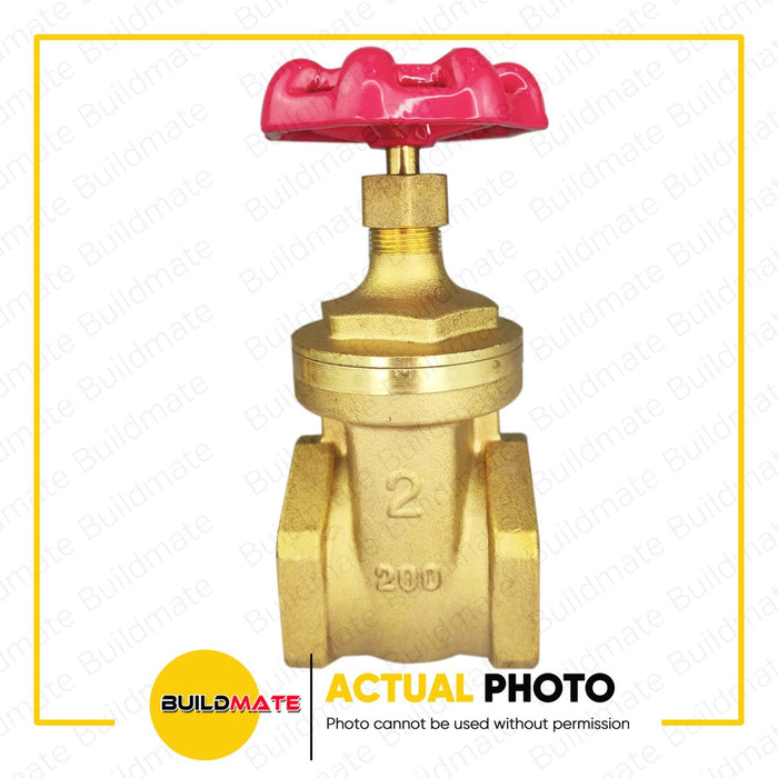WATERHOUSE by POWERHOUSE Brass Gate Valve 1" | 1/2" | 3/4" | 1-1/4" SOLD PER PIECE •BUILDMATE• PHWH