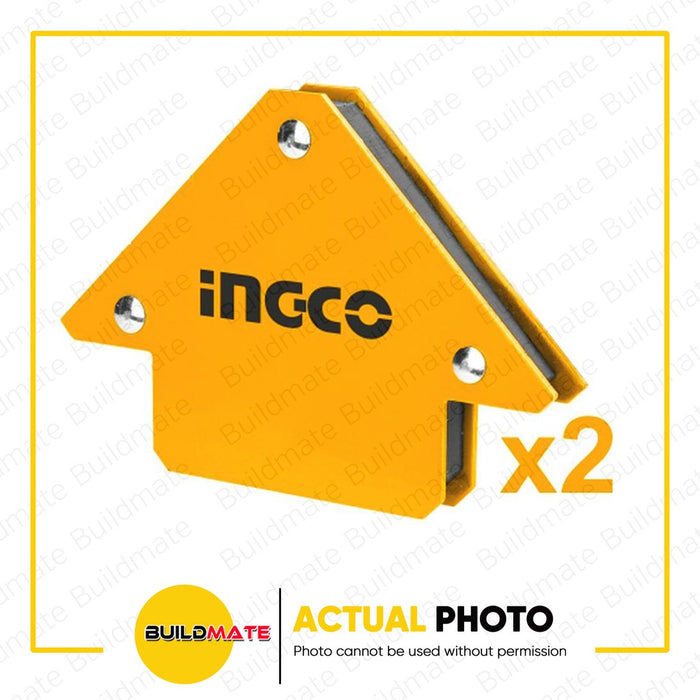 INGCO 2PCS Magnetic Magnet Angle Welding Holder Positioner Set 3" AMWH25031-2PCS •BUILDMATE• IHT