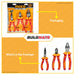INGCO Insulated Pliers Plier Set 3 PCS/SET HIKPS28318 •BUILDMATE• HT2