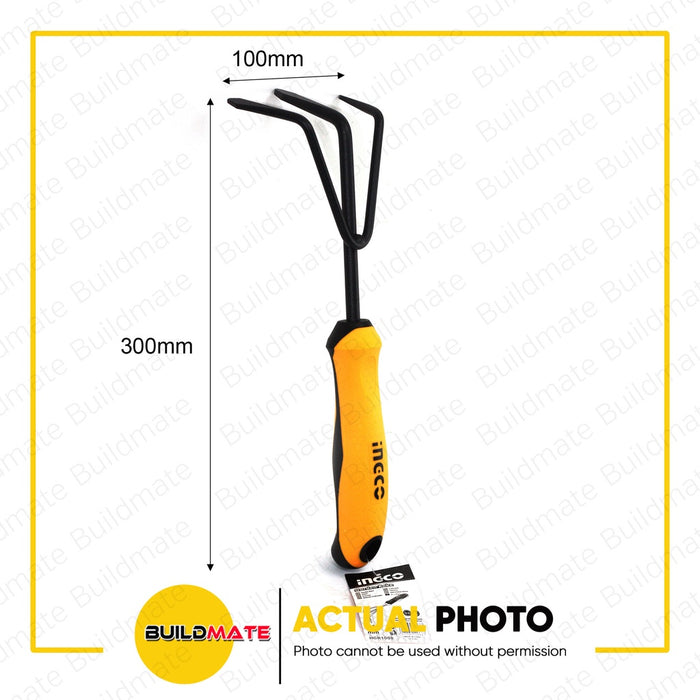 INGCO Garden Rake 300mm Carbon Steel HGR1008 IHT