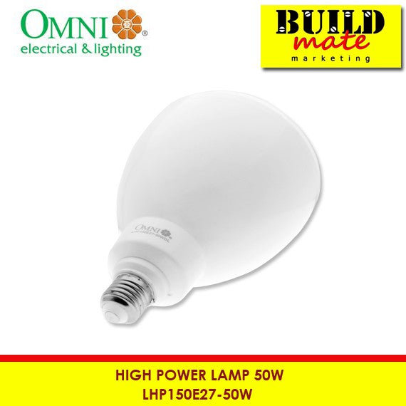 OMNI High Power Lamp 50W LHP150E27-50W DAY LIGHT | WARM WHITE SOLD PER PIECE •BUILDMATE•