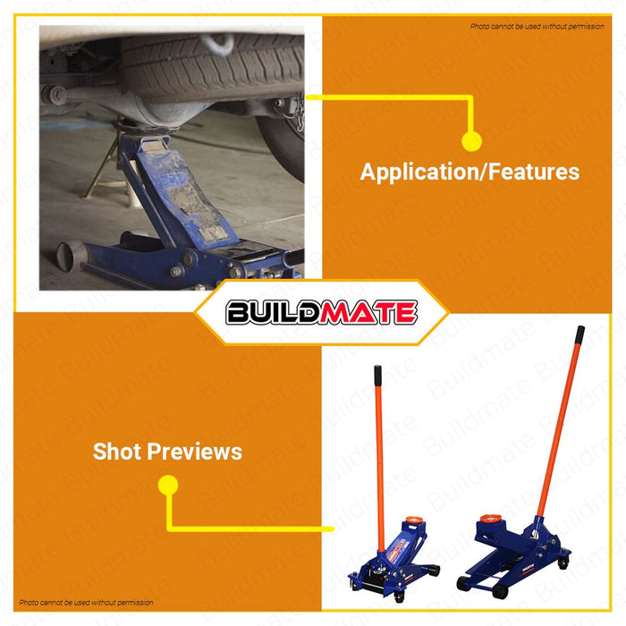 Auto Fast Jack WADFOW 3 TONS Hydraulic Floor Jack 28.9KG Auto Repair Fast Lift Jack T ...