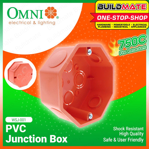 Omni Surface Type PVC Junction Box Shock Resistant WSJ-001 •BUILDMATE•