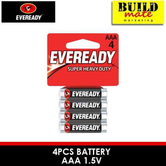Eveready Super Heavy Duty Batteries 4pcs AA/AAA •BUILDMATE• 