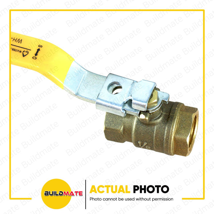 WATERHOUSE by POWERHOUSE Lockable Brass Ball Valve 1/2" | 3/4" | 1" SOLD PER PIECE •BUILDMATE• PHWH