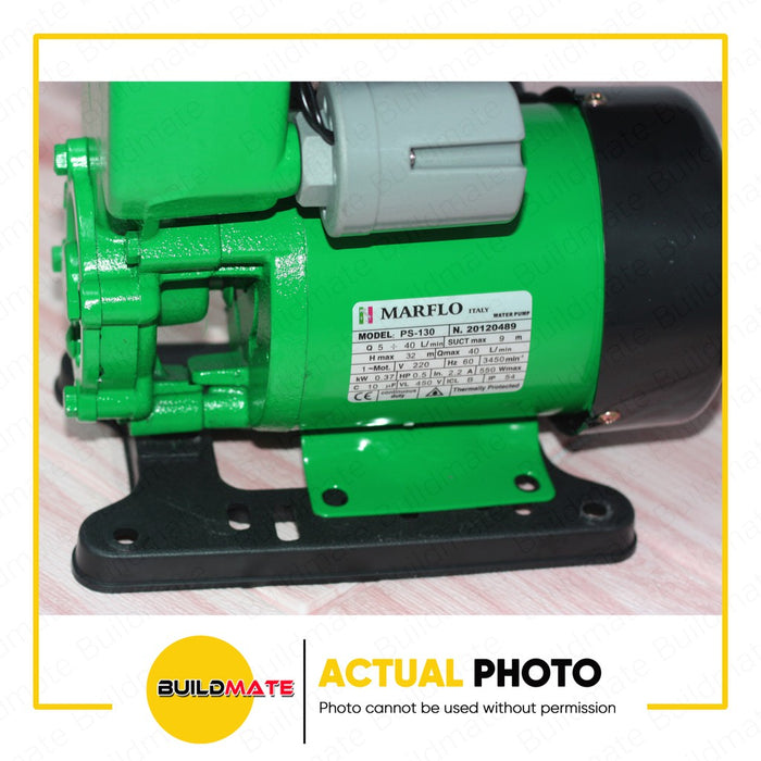 MARFLO Automatic Self Priming Peripheral Pump 0.5HP PS-130 •BUILDMATE•