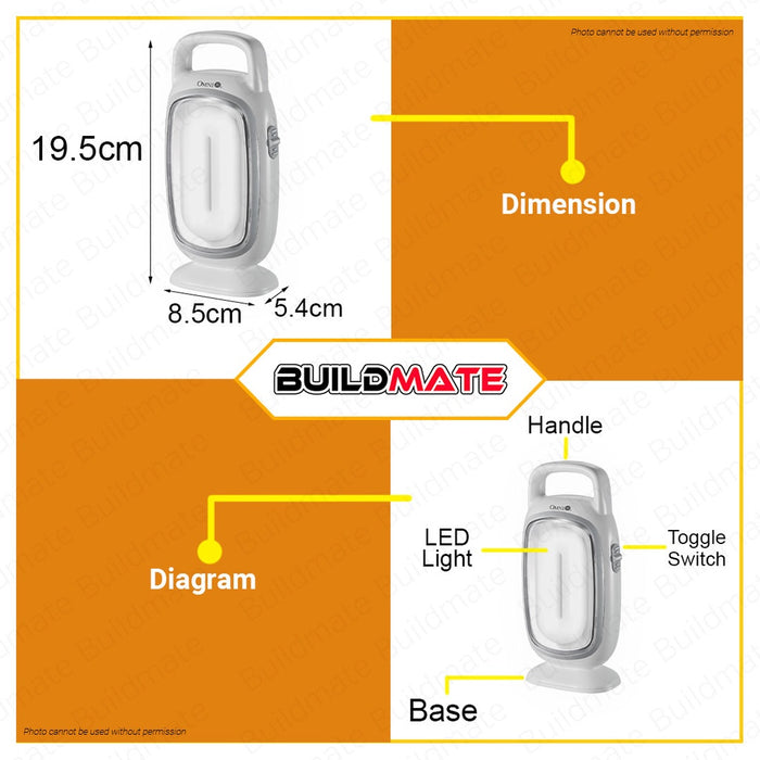OMNI LED Rechargeable Emergency Light AEL-T30 •BUILDMATE•