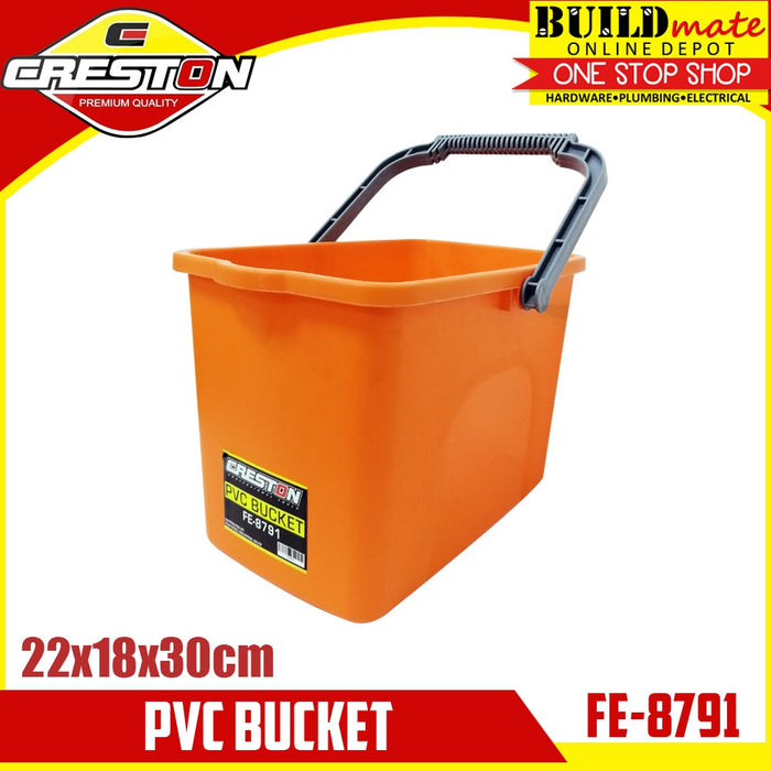 CRESTON PVC Cleaning Bucket 9Liters 22x18x30cm FE-8791
