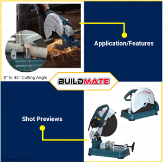 BOSCH Professional Metal Cut-off Saw Chop Saw 2400W GCO 14-24 J •BUILDMATE• BPT
