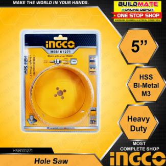 INGCO Hole Saw 127mm HSB101271  •BUILDMATE• IHT