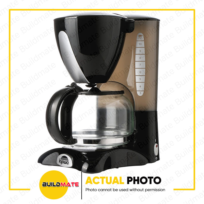 KYOWA Coffee Maker 800W 1.2L BLACK | WHITE KW1205 with Anti-Drip Function •BUILDMATE•