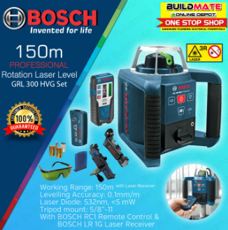 BOSCH Professional GRL 300 HVG Laser Level 0601061703 100% ORIGINAL / AUTHENTIC •BUILDMATE• BMT