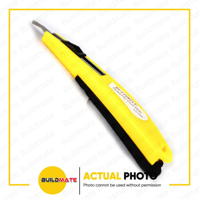 BUTTERFLY Plastic Cutter Knife 9 x 39mm +FREE 2PCS SPARE BLADES LC700 •BUILDMATE•