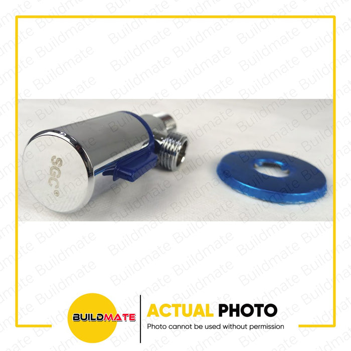 S.G.C. Angle Valve 1/2" x 1/2" S.G.C.-8007A(S) •BUILDMATE•