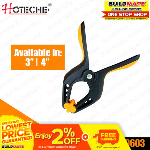HOTECHE Nylon Spring Clamp Backdrop Clip / Holder 3" | 4" SOLD PER PIECE •BUILDMATE•