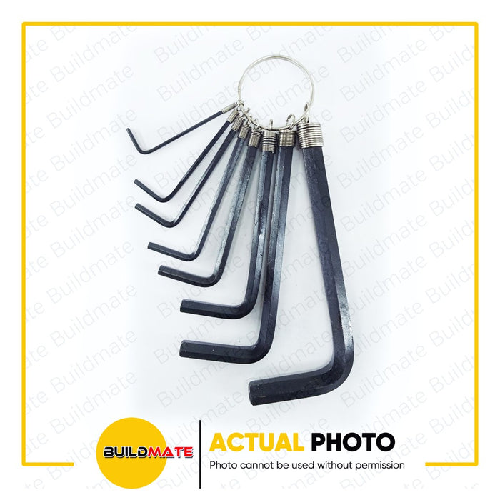 POWERHOUSE 8PCS/SET  Allen Key Wrench Set 1.5mm to 8mm" C135 •BUILDMATE• PHHT