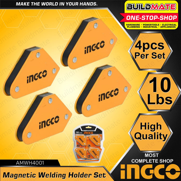 INGCO  Magnetic Welding Holder Set 4 PCS/SET 10lbs AMWH4001 •BUILDMATE• HT2