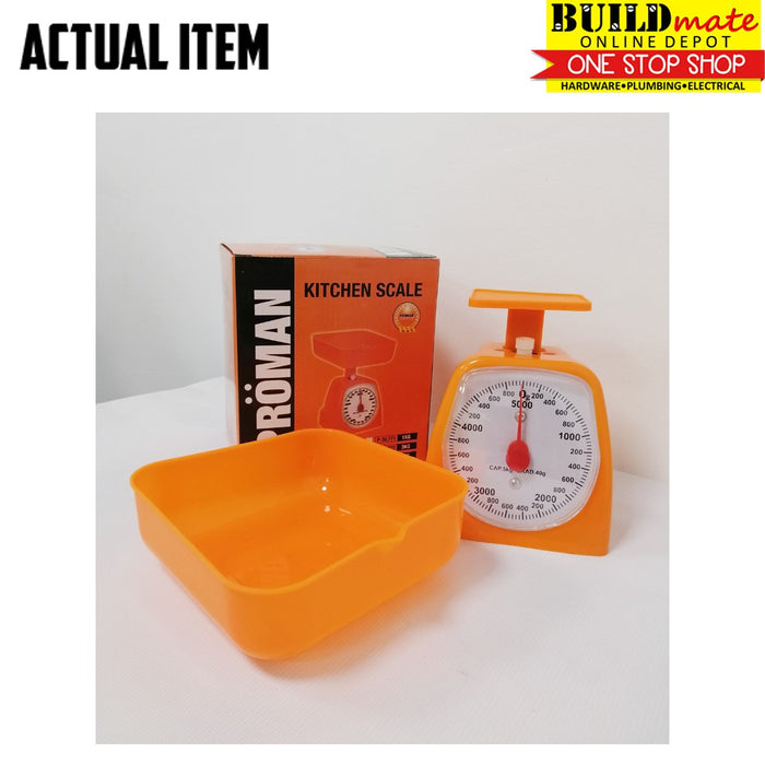 Proman Kitchen Scale 5Kg P-SL773 •BUILDMATE• 