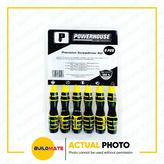 POWERHOUSE 6PCS/SET Precision Screwdriver •BUILDMATE• PHHT